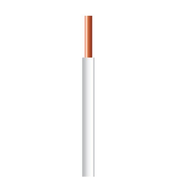 ΚΑΛΩΔΙΟ NYA ΗΟ5V-U 1Χ1mm² ΛΕΥΚΟ (100m/roll)