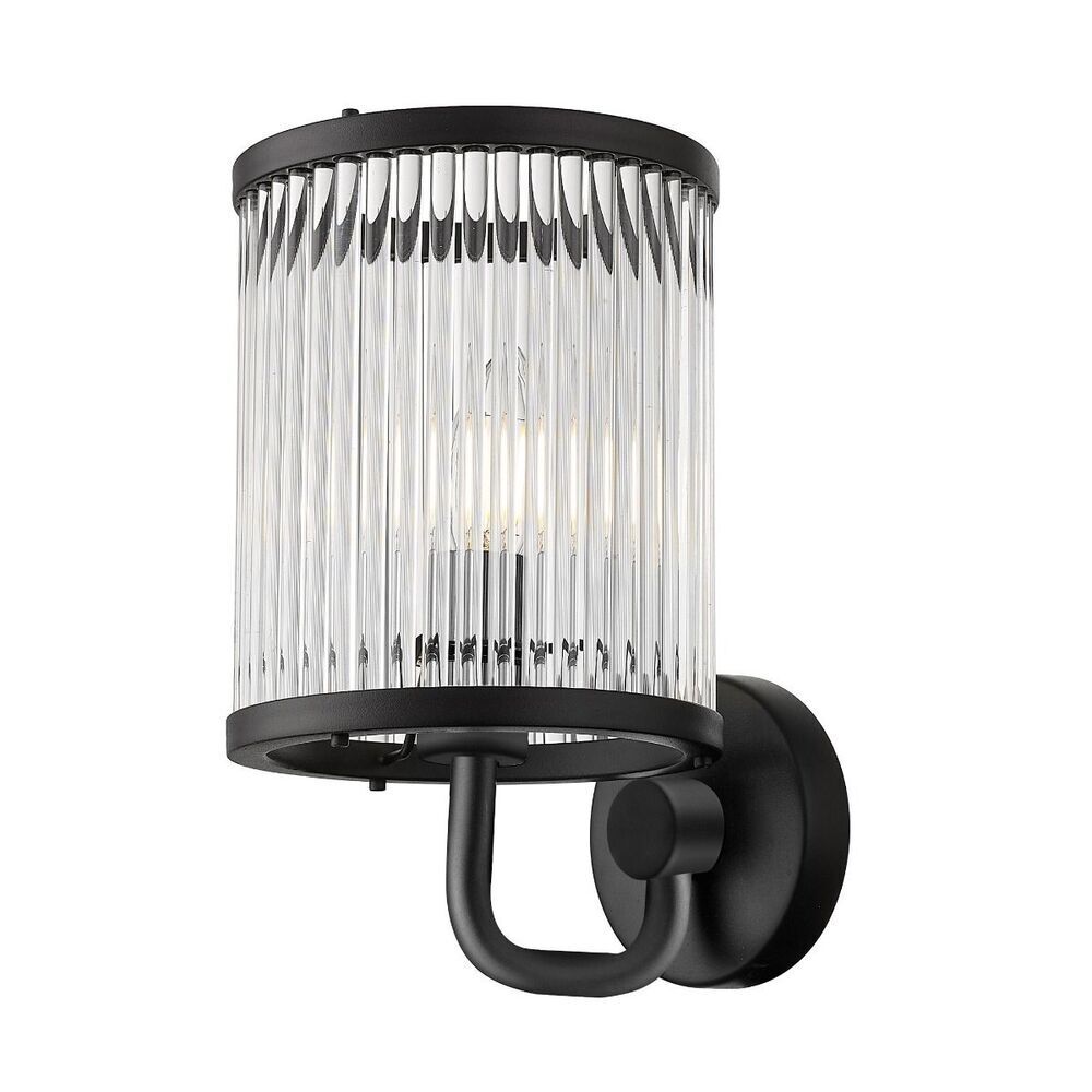 003064-026356.jpg ZUMA LINE WALL LAMP SERGIO W0528-01F-P7AC 1XE14 BL - Image 1