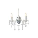 ΑΠΛΙΚΑ ΤΟΙΧΟΥ ΜΕΤΑΛΛΟ-ΓΥΑΛΙ 2XE14 ΜΑΧ 15W 330X425mm ΜΕΤΑΛΛΙΚΟ ARTE ILLUMINA KRISTALLO