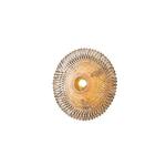 ΑΠΛΙΚΑ ΤΟΙΧΟΥ ΒΑΜΒΟΟ 1XE27 MAX 15W 400X140mm ΚΑΦΕ-ΜΑΥΡΟ ARTE ILLUMINA CYCLONE