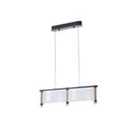 ΦΩΤΙΣΤΙΚΟ ΚΡΕΜΑΣΤΟ ΑΚΡΥΛΙΚΟ 2ΦΩΤΟ  2Χ16W 3000K 3024Lm 700X270X160mm ΓΑΛΛΙΚΟ ΧΡΥΣΟ ARTE ILLUMINA RAVENA - Image 2