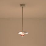 ΦΩΤΙΣΤΙΚΟ ΚΡΕΜΑΣΤΟ ΑΛΟΥΜΙΝΙO LED 8W 3000Κ 400Lm Φ230mm KOKKINO ARTE ILLUMINA ENIGMA - Image 3