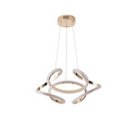 ΦΩΤΙΣΤΙΚΟ ΚΡΕΜΑΣΤΟ ΑΛΟΥΜΙΝΙΟ LED 24W 3000Κ 1900Lm 500x1200mm  ΧΡΥΣΟ ARTE ILLUMINA ORION - Image 2