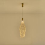 ΦΩΤΙΣΤΙΚΟ ΜΕΤΑΛΛΟ ΜΟΝΟΦΩΤΟ LED 7,6W 3000K 780Lm 200x1960mm ΧΡΥΣΟ ARTE ILLUMINA PERFORATO - Image 3