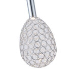 ΦΩΤΙΣΤΙΚΟ ΜΕΤΑΛΛΟ ΜΟΝΟΦΩΤΟ ΟΒΑΛ LED 6,3W 3000K 648Lm Φ140x1400mm ΑΣΗΜΙ ARTE ILLUMINA PERFORATO - Image 4