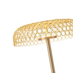 ΦΩΤΙΣΤΙΚΟ ΕΠΙΔΑΠΕΔΙΟ ΜΕΤΑΛΛO LED 10W 3000K 1080Lm Φ350x1350mm ΧΡΥΣΟ ARTE ILLUMINA PERFORATO - Image 4