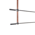 ΦΩΤΙΣΤΙΚΟ ΚΡΕΜΑΣΤΟ ΜΕΤΑΛΛΟ-ΔΕΡΜΑ LED 2x20W 3000K 4100Lm 1400X60X1200mm ΜΑΥΡΟ ARTE ILLUMINA LINEA - Image 4