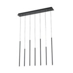 ΦΩΤΙΣΤΙΚΟ ΚΡΕΜΑΣΤΟ ΑΛΟΥΜΙΝΙΟ LED 16W 3000K 600Lm 940X1500mm ΜΑΥΡΟ ARTE ILLUMINA CASCADE - Image 2