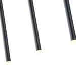 ΦΩΤΙΣΤΙΚΟ ΚΡΕΜΑΣΤΟ ΑΛΟΥΜΙΝΙΟ LED 16W 3000K 600Lm 940X1500mm ΜΑΥΡΟ ARTE ILLUMINA CASCADE - Image 4