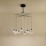 ΦΩΤΙΣΤΙΚΟ ΚΡΕΜΑΣΤΟ LED 50W 3000K Φ800X1200mm ΜΑΥΡΟ ARTE ILLUMINA CAMPANELLE - Image 3