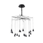 ΦΩΤΙΣΤΙΚΟ ΚΡΕΜΑΣΤΟ LED 90W 3000K Φ1000X1200mm ΜΑΥΡΟ ARTE ILLUMINA CAMPANELLE - Image 2