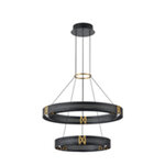 ΦΩΤΙΣΤΙΚΟ ΚΡΕΜΑΣΤΟ ΑΛΟΥΜΙΝΙΟ LED 62W 3000K 6200Lm 620X1200mm ΜΑΥΡΟ-ΧΡΥΣΟ ARTE ILLUMINA LUIS - Image 2