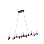 ΦΩΤΙΣΤΙΚΟ ΚΡΕΜΑΣΤΟ ΑΛΟΥΜΙΝΙO LED 58W 3000K 5800Lm 1200X1500mm  ΜΑΥΡΟ-ΧΡΥΣΟ ARTE ILLUMINA VELAS - Image 2