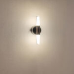 ΑΠΛΙΚΑ TOIXOY ΑΛΟΥΜΙΝΙΟΥ LED 6W 3000K 600Lm Φ80X240mm ΜΑΥΡΟ-ΧΡΥΣΟ  ARTE ILLUMINA VELAS - Image 3