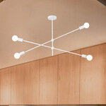 ΦΩΤΙΣΤΙΚΟ ΚΡΕΜΑΣΤΟ 4ΦΩΤΟ 4XΕ27 1000X550mm  MAX 15W ΛΕΥΚΟ ARTE ILLUMINA SKYLINE - Image 2