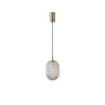 ΦΩΤΙΣΤΙΚΟ ΚΡΕΜΑΣΤΟ ΓΥΑΛΙ 1XE14 MAX 25W 150X230mm ΛΕΥΚΟ ARTE ILLUMINA CANDY - Image 2