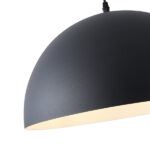 ΦΩΤΙΣΤΙΚΟ ΚΡΕΜΑΣΤΟ ΜΕΤΑΛΛΟ 1ΧΕ27 ΜΑX 15W 400+1225mm ΜΑΥΡΟ ARTE ILLUMINA - Image 4