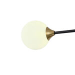 ΦΩΤΙΣΤΙΚΟ ΚΡΕΜΑΣΤΟ ΓΥΑΛΙ 3ΦΩΤΟ 3XG9 MAX 10W 850x570m ΜΑΥΡΟ ARTE ILLUMINA ORBA - Image 4