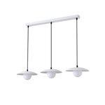 ΦΩΤΙΣΤΙΚΟ ΚΡΕΜΑΣΤΟ ΜΕΤΑΛΛΟ 3ΦΩΤΟ G9 MAX 25W Φ900mm ΛΕΥΚΟ ARTE ILLUMINA COBA CABANA - Image 2