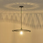 ΦΩΤΙΣΤΙΚΟ ΚΡΕΜΑΣΤΟ BAMBOO 1XE27 MAX 15W 475X1160mm ΜΑΥΡΟ ARTE ILLUMINA CROSSLINE - Image 3