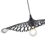 ΦΩΤΙΣΤΙΚΟ ΚΡΕΜΑΣΤΟ BAMBOO 1XE27 MAX 15W 475X1160mm ΜΑΥΡΟ ARTE ILLUMINA CROSSLINE - Image 4