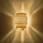 ΑΠΛΙΚΑ ΤΟΙΧΟΥ ΥΦΑΣΜΑ 1XE27 MAX 15W 260X460mm MΠΕΖ-ΜΑΤ ΛΕΥΚΟ ARTE ILLUMINA ISLA - Image 3