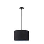 ΦΩΤΙΣΤΙΚΟ ΚΡΕΜΑΣΤΟ ΥΦΑΣΜΑ 1XΕ27 MAX 15W Φ380ΧH240mm ΜΑΥΡΟ ARTE ILLUMINA SOHO - Image 2