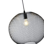 ΦΩΤΙΣΤΙΚΟ ΚΡΕΜΑΣΤΟ ΜΕΤΑΛΛΟ 1XE27  MAX 15W 250X250X1280mm ΜΑΥΡΟ ARTE ILLUMINA OGGI - Image 4
