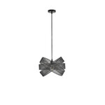 ΦΩΤΙΣΤΙΚΟ ΚΡΕΜΑΣΤΟ ΜΕΤΑΛΛΟ 1XE27  MAX 40W 350X350X1270mm ΜΑΥΡΟ ARTE ILLUMINA OGGI - Image 2