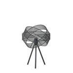 ΦΩΤΙΣΤΙΚΟ ΕΠΙΤΡΑΠΕΖΙΟ ΜΕΤΑΛΛΟ 1XE27  MAX 15W 300X300X4700mm ΜΑΥΡΟ ARTE ILLUMINA OGGI - Image 2