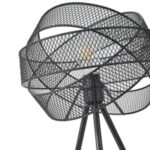 ΦΩΤΙΣΤΙΚΟ ΕΠΙΤΡΑΠΕΖΙΟ ΜΕΤΑΛΛΟ 1XE27  MAX 15W 300X300X4700mm ΜΑΥΡΟ ARTE ILLUMINA OGGI - Image 4