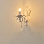 ΑΠΛΙΚΑ ΤΟΙΧΟΥ ΑΛΟΥΜΙΝΙΟΥ ΔΙΑΦΑΝΕΣ ΓΥΑΛΙ 2XE14 MAX 15W 350X140mm ARTE ILLUMINA KRISTALLO - Image 3