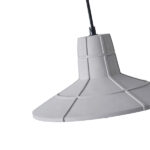 ΦΩΤΙΣΤΙΚΟ ΚΡΕΜΑΣΤΟ  ΤΣΙΜΕΝΤΟ 1XE27 MAX 15W 320X320X160mm ΓΚΡΙ ARTE ILLUMINA PLASTER SERIES - Image 4