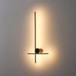 ΑΠΛΙΚΑ TOIXOY ΜΕΤΑΛΛΙΚΗ LED 12W 3000K 1200Lm 600x200x60mm ΜΑΥΡΟ ARTE ILLUMINA CLIO - Image 3