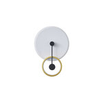 ΦΩΤΙΣΤΙΚΟ TOIXOY ΜΕΤΑΛΛΟ LED 15W 3000K 1000Lm 280x400x70mm ΧΡΥΣΟ ARTE ILLUMINA EUTERPE - Image 2