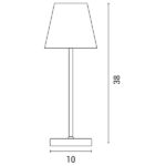 ΠΟΡΤΑΤΙΦ ΑΦΗΣ ΕΠΑΝΑΦΟΡΤΙΖΟΜΕΝΟ LED 3,5W DIMMABLE ΜΑΥΡΟ ARTE ILLUMINA CHROMA - Image 3