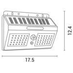 ΑΠΛΙΚΑ ΜΕ ΗΛΙΑΚΟ PANEL & ΑΝΙΧΝΕΥΤΗ ΚΙΝΗΣΗΣ 1,20W 6500Κ PLUS ARTE ILLUMINA - Image 2