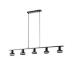 ΠΕΝΤΑΠΛΟ ΣΠΟΤ ΟΡΟΦΗΣ ΜΕ ΔΙΧΤΥ GU10 1180X100X1180mm ΜΑΥΡΟ ARTE ILLUMINA - Image 2