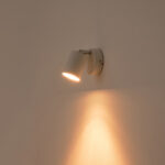 ΣΠΟΤ ΜΕΤΑΛΛΙΚΟ ΛΕΥΚΟ 1XGU10 Max 7W  135X80X95mm ARTE ILLUMINA OLYMP - Image 3