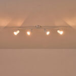 ΣΠΟΤ ΜΕΤΑΛΛΙΚΟ 4ΦΩΤΟ ΛΕΥΚΟ 4XGU10 Max 7W  790X80X165mm ARTE ILLUMINA OLYMP - Image 3