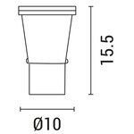 ARTE ILLUMINA ΣΠΟΤ ΚΗΠΟΥ ΜΕΤΑΛΛΙΚΟ GU10 IP65 230V ΓΚΡΙ - Image 2