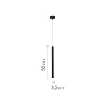 InLight Κρεμαστό φωτιστικό LED 5W 3000K σε λευκή απόχρωση D:50cm (4018-WH) - Image 2