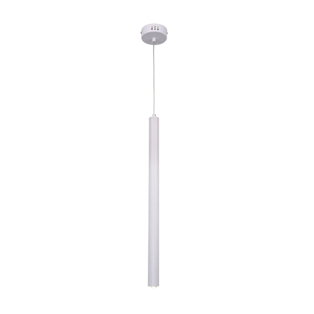 4018-WH.jpg InLight Κρεμαστό φωτιστικό LED 5W 3000K σε λευκή απόχρωση D:50cm (4018-WH) - Image 1