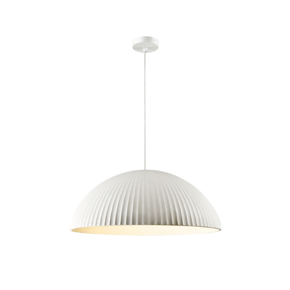 4063.jpg Inlight Κρεμαστό φωτιστικό λευκό από γύψο 1XE27 D:60cm (4063-White) - Image 1