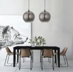 InLight Κρεμαστό φωτιστικό από φιμέ γυαλί 1XE27 D:25cm (4355-Β) - Image 5