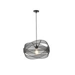 ΦΩΤΙΣΤΙΚΟ ΚΡΕΜΑΣΤΟ ΜΕΤΑΛΛΟ 1XE27  MAX 15W 250X250X1280mm ΜΑΥΡΟ ARTE ILLUMINA OGGI