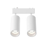 InLight Φωτιστικό LED 2x9W 3000K για Ultra-Thin μαγνητική ράγα σε λευκή απόχρωση D:16cmX4,4cm (T03801-WH)