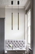 Inlight Κρεμαστό φωτιστικό LED 7W 3000K από λευκό μέταλλο και ακρυλικό D:60cm (6023-White) - Image 3