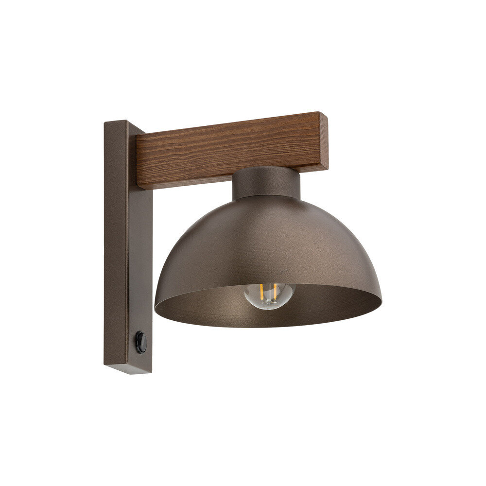 6279.jpg TK LIGHTING WALL LAMP OSLO 6279 1XE27 BROWN - Image 1