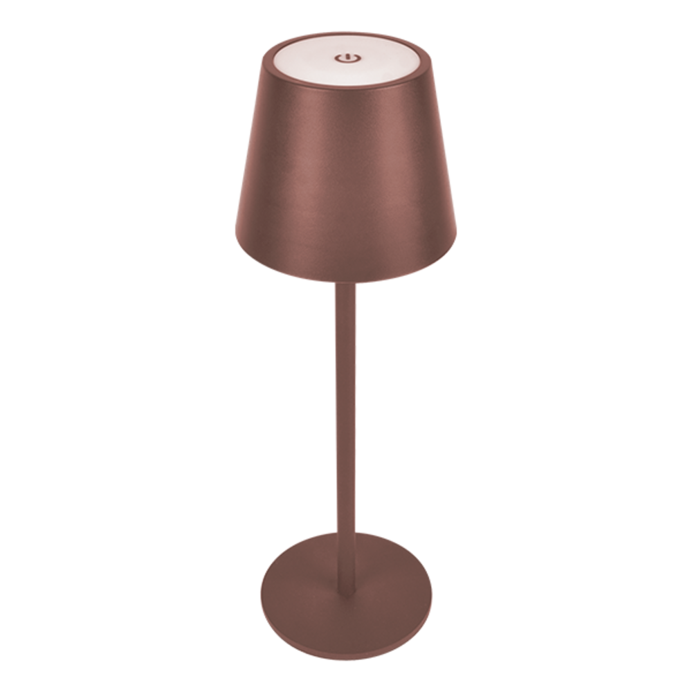 CO-1.png ZARA DIMMABLE TABLE LAMP 3W WITH BATT. IP44,COPPER - Image 1